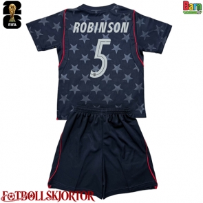 Förenta stater Antonee Robinson #5 Borta Kläder Barn VM 2026 Kortärmad (+ Korta byxor)